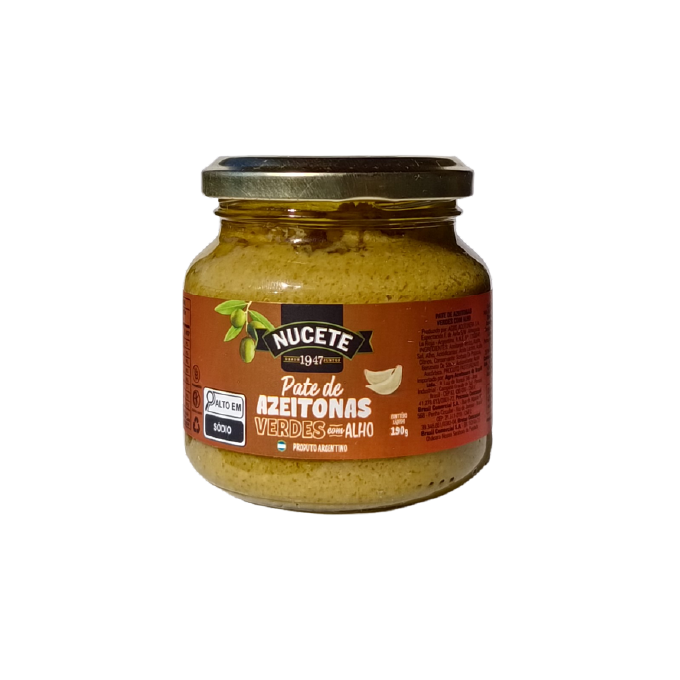 Patê de Azeitonas Verdes com Alho