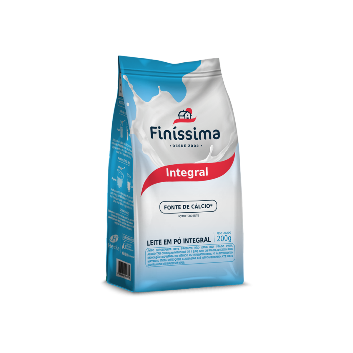 Leite em Pó Integral Finíssima - 200g