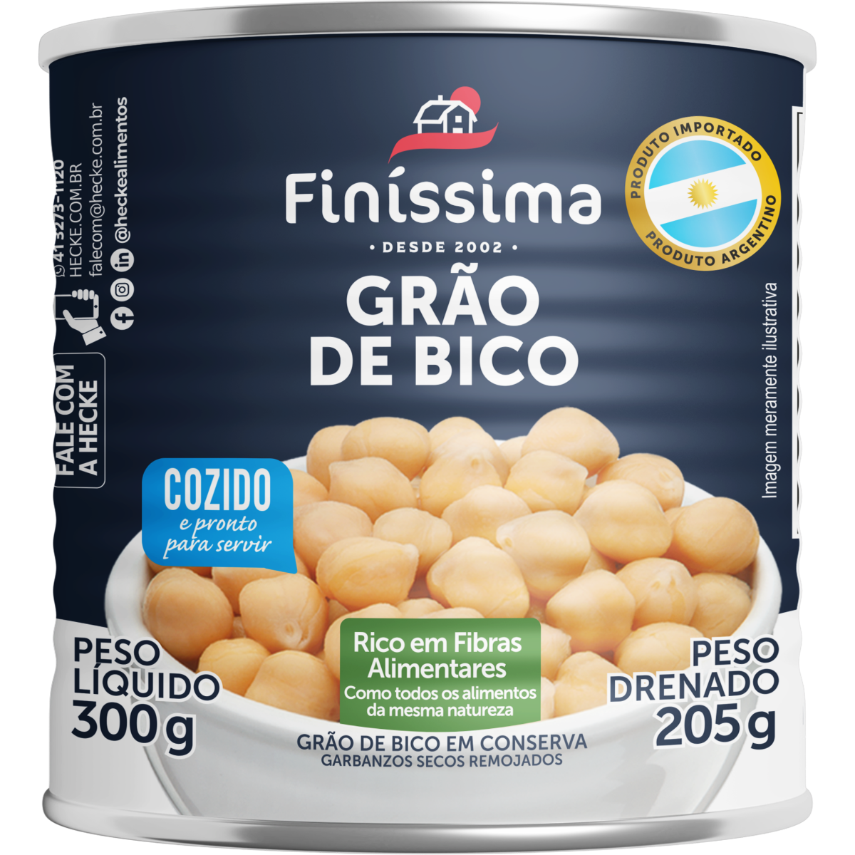 Feijão Vermelho em Conserva 205g