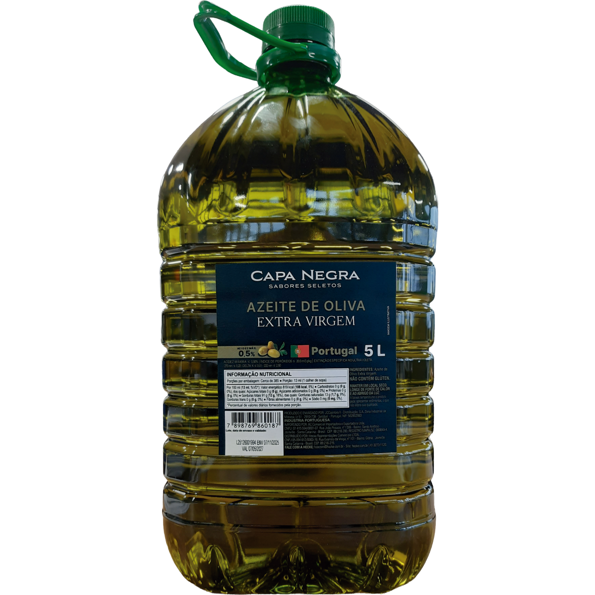 Azeite de Oliva Extra Virgem Capa Negra - 5l