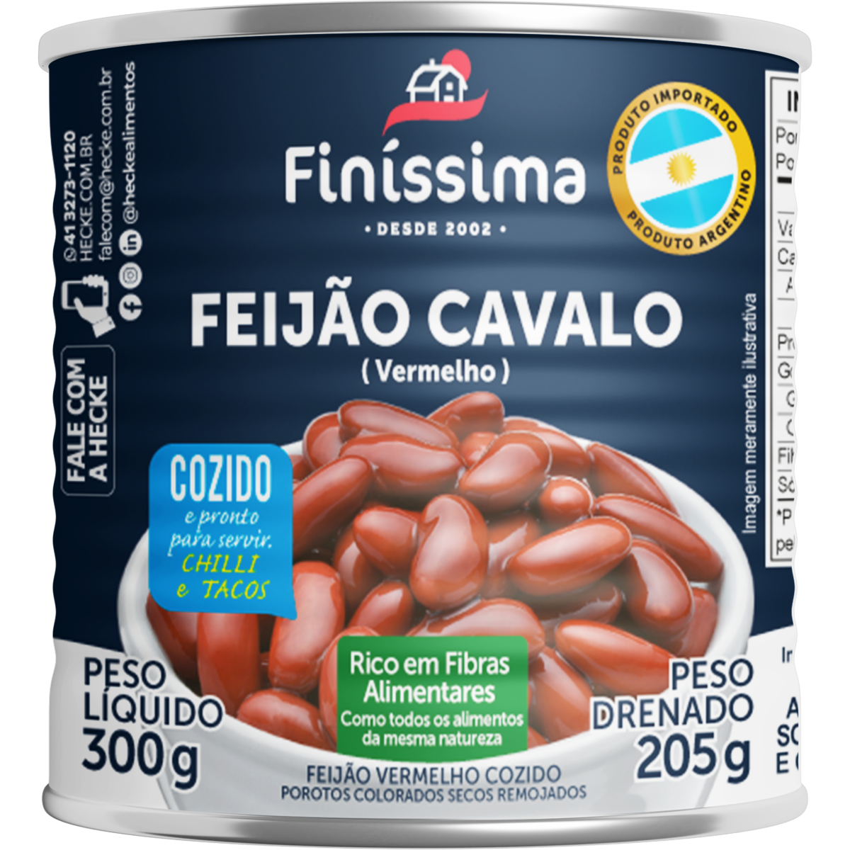 Feijão Vermelho em Conserva 205g