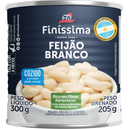 Feijão Branco Cozido em Conserva 205g