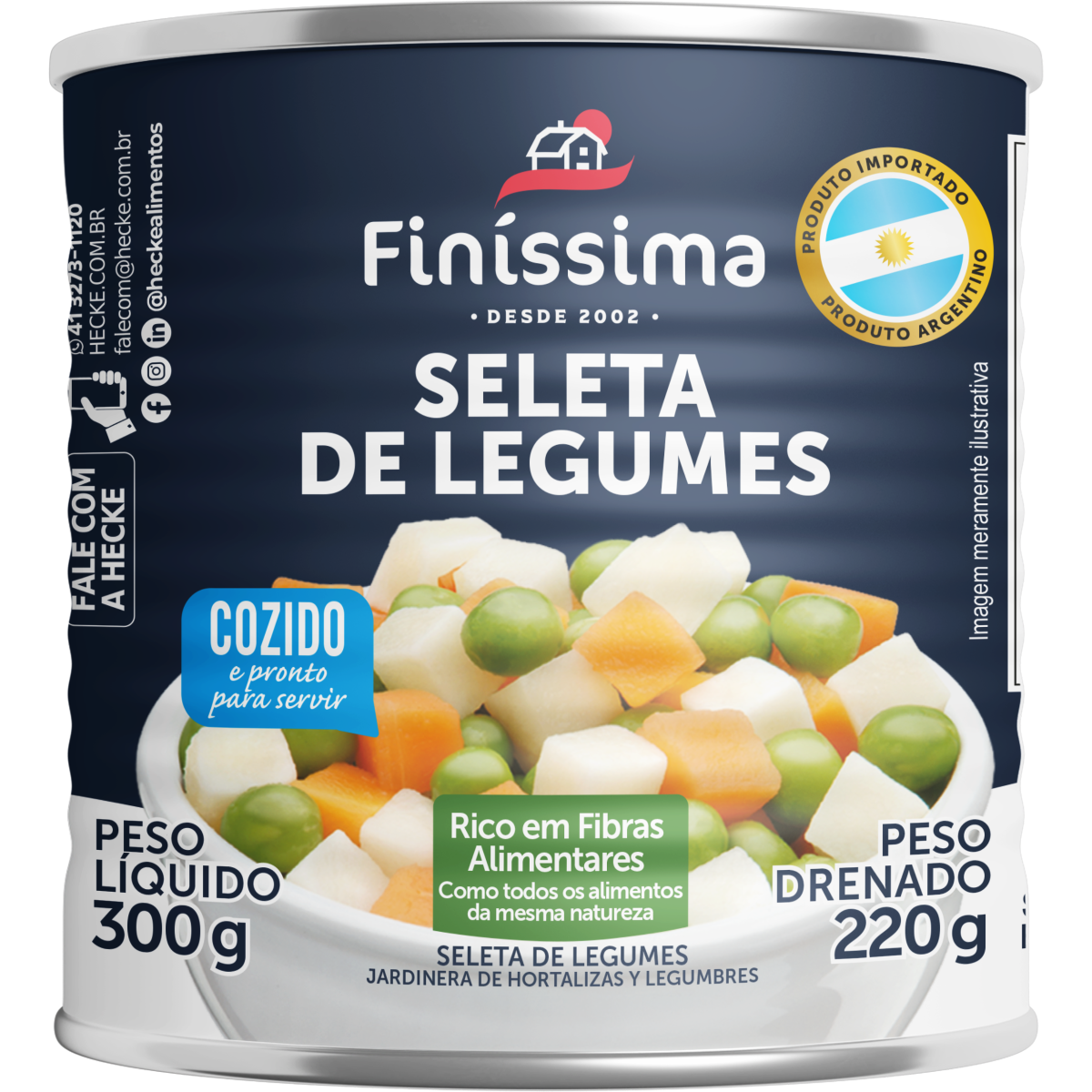 Seleta de Legumes em Conserva 220g