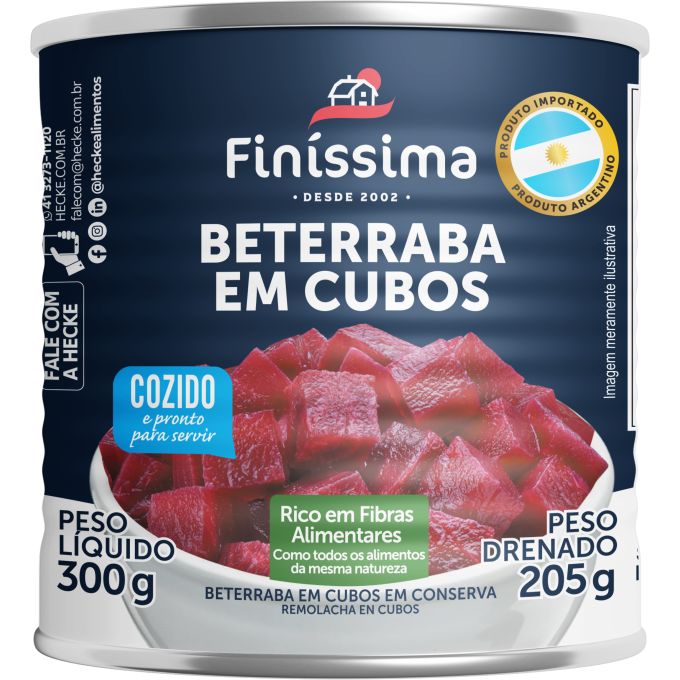 Beterraba em cubos em Conserva 220g