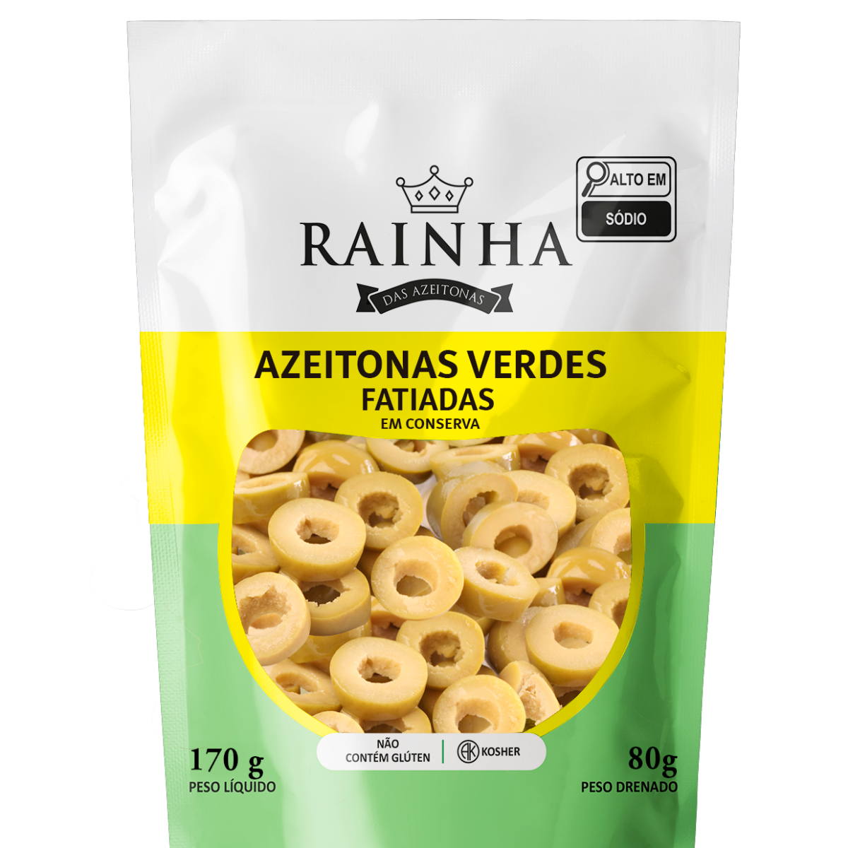 Azeitona Verde Fatiada - 80g