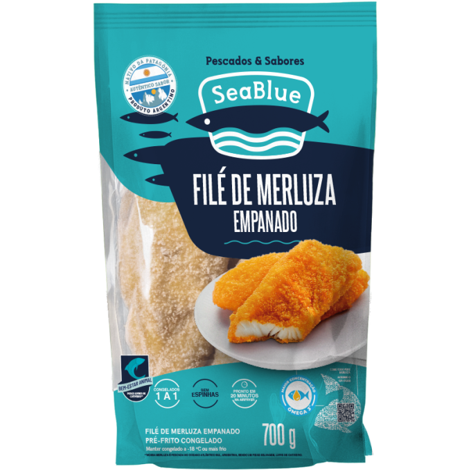 Filé de Merluza Empanado Congelado