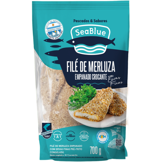 Filé de Merluza Empanado Congelado