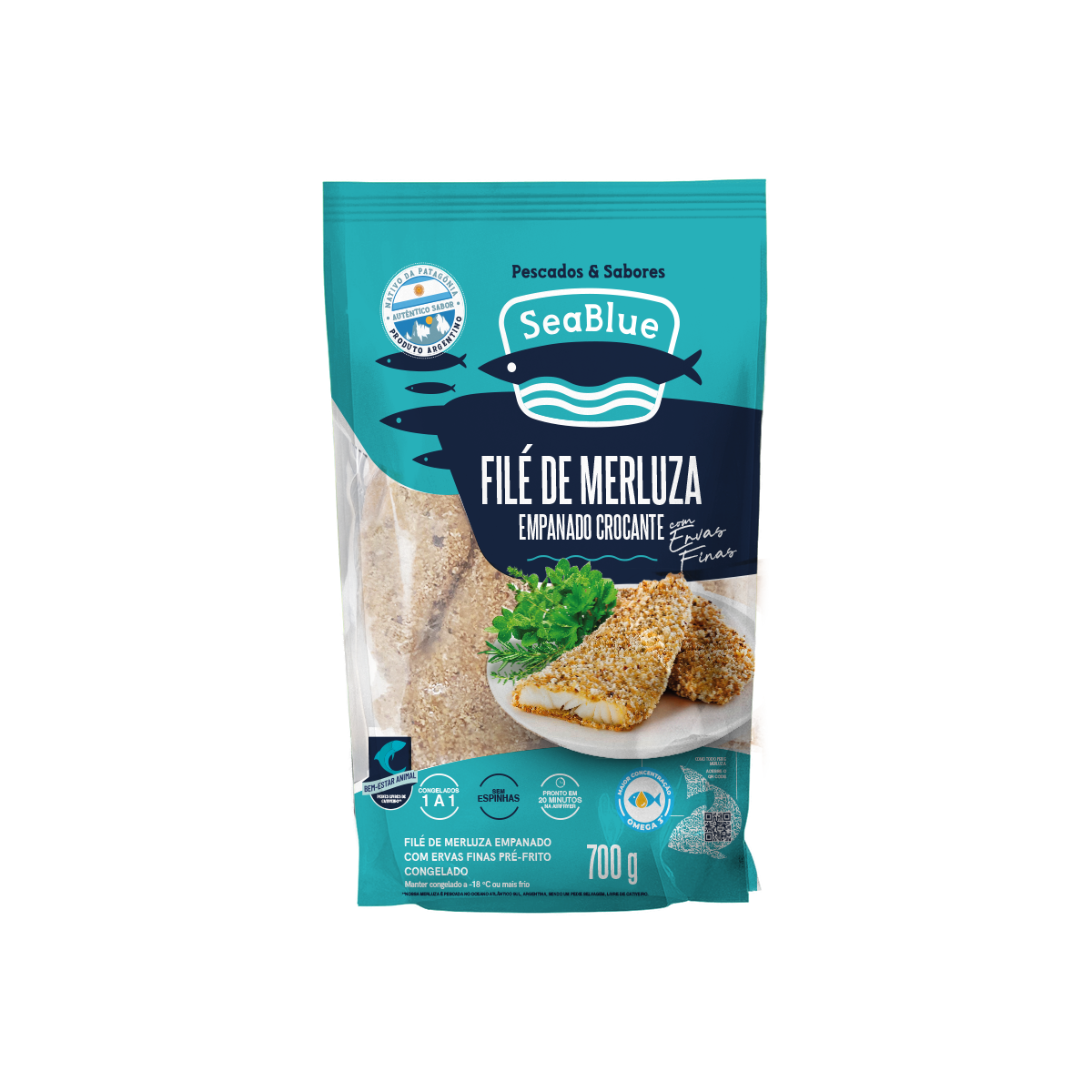 Filé de Merluza Empanado Congelado