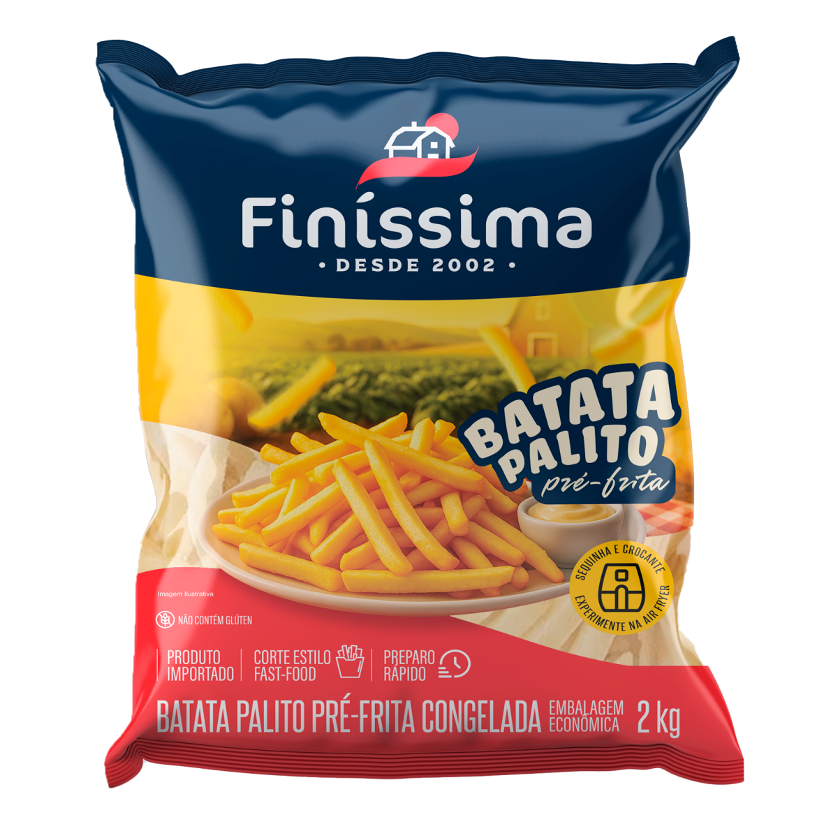 BATATA PALITO CONGELADA 2kg