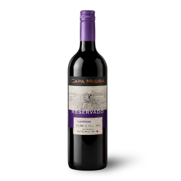 VINHO RESERVADO CARMÉNÈRE SECO - CAPA NEGRA 750ml